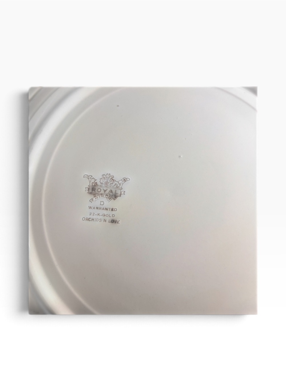 Royal Dalton. Warranted 'Orchids in Love' Ceramic Plate